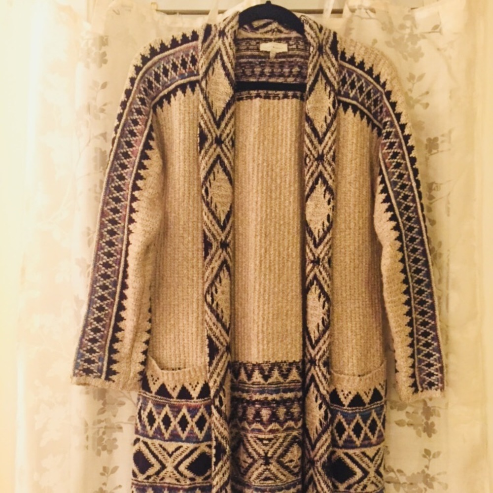 Lucky Brand oversized cardigan sweater